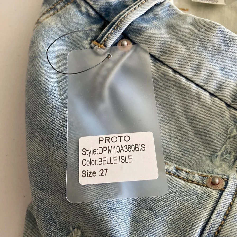 Dear John Mid Rise Belle Isle Skinny Jeans Womens Size 27 Distressed NWT
